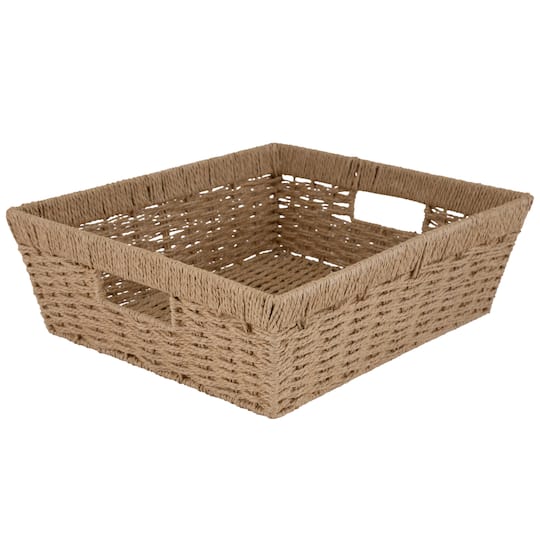 Simplify Large Dutch Weave Shelf Storage Basket